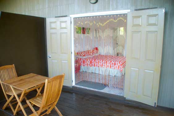 large covered shared veranda at MM studio