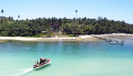 Boats getting to the passage