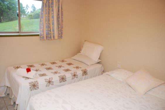 the second bedroom has a single and a double bed