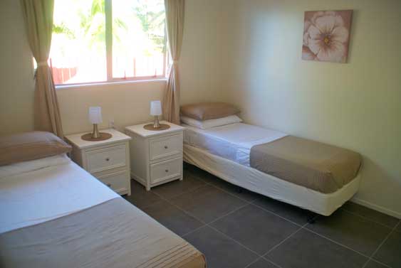 second bedroom at Areora Beachfront Escape, Rarotonga, Titikaveka