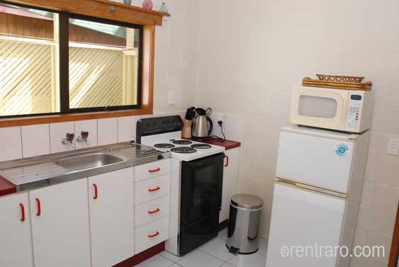 kitchen at Islander on the beach, Rarotonga, Cook Islands