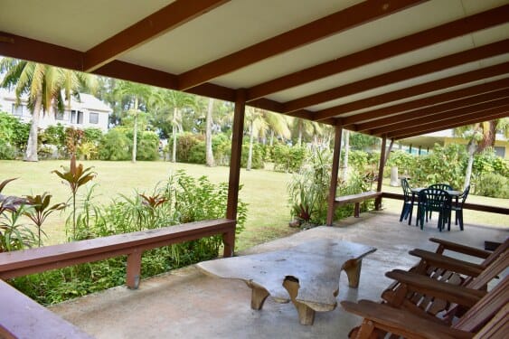 good size covered verandah for outside relaxing