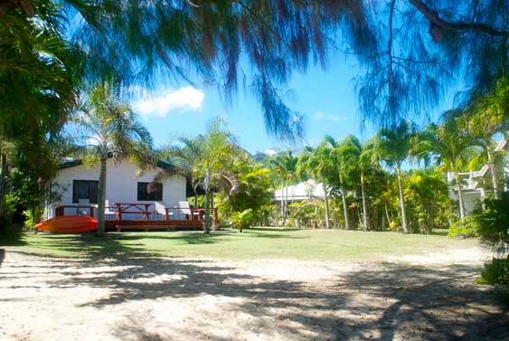 A big yard for the kids, Rarotonga, Cook Islands