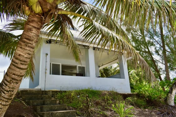 exterior of Tupe's beach house